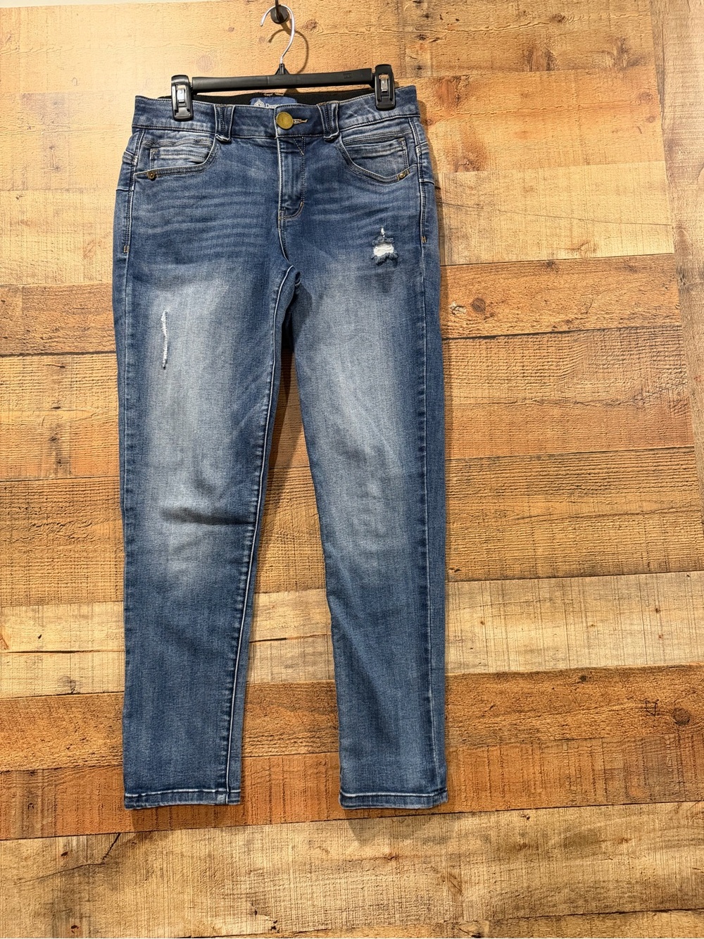 Democracy Women's Medium Blue Skinny Jeans with Slimming Abdominal Panel Size 6